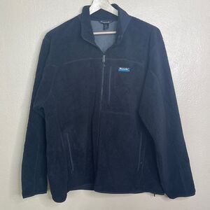 Moosejaw Jackets Mens XXL Black Full Zip Fleece Pockets Outdoors